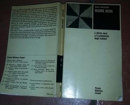 Madre nera.L'Africa nera e il commercio degli schiavi - Basil Davidson - copertina