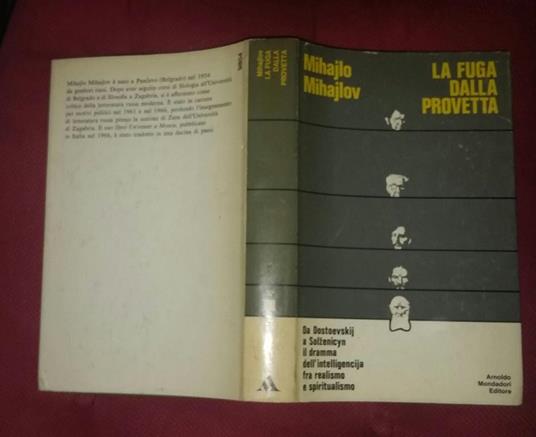 La fuga dalla provetta - Mihajlo Mihajlov - copertina