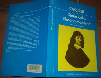 Storia della filosofia moderna.L'età del razionalismo.Volume secondo - Ernst Cassirer - copertina