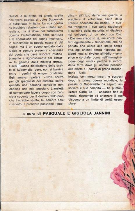 La favola del mondo (Italiano, Francese) - Jules Supervielle - 2