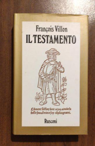 Testamento - François Villon - copertina