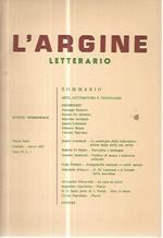 L' argine letterario. Rivista trimestrale. Gennaio - marzo 1970