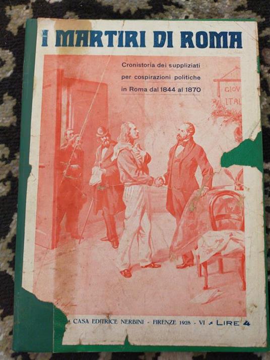 I Martiri di roma dal 1844 al 1870 - copertina