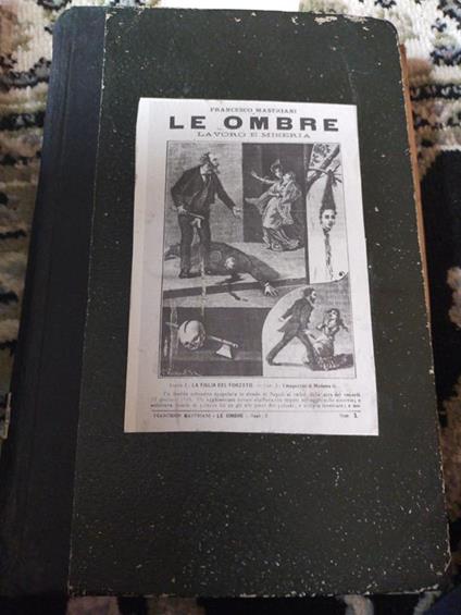 Le ombre lavoro e miseria - Francesco Mastriani - copertina