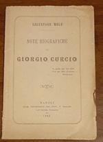 Note Biografiche Su Giorgio Curcio