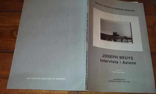 Joseph Beuys Intervista Azione - copertina