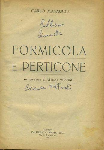 Formicola e Perticone - copertina
