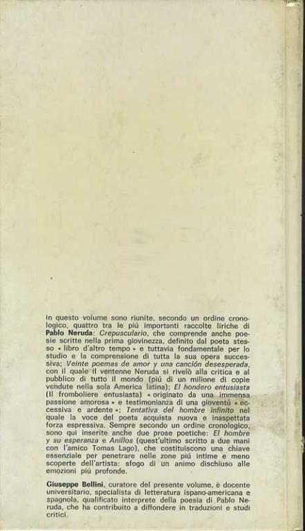 20 poesie d'amore e una canzone disperata - Pablo Neruda - 2