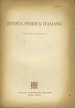 Rivista storica italiana. Anno LXVII- fascicolo III