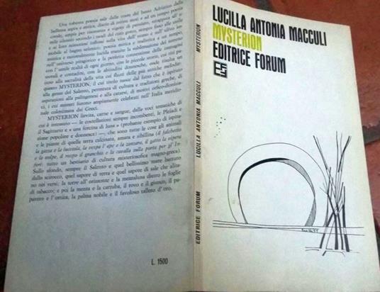 Lucilla Antonia Macculi - copertina