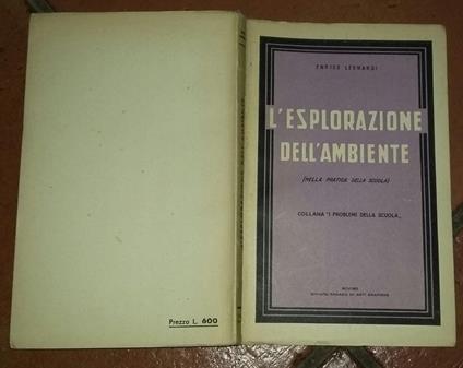 L' esplorazione dell'ambiente - Enrico Leonardi - copertina