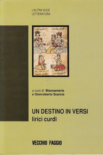 Un destino in versi, lirici curdi - copertina