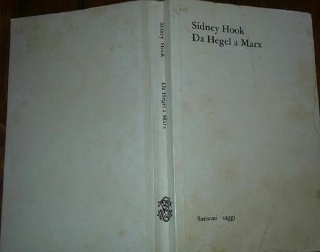 Da Hegel a Marx - Sidney Hook - copertina