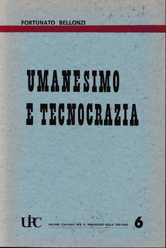 Umanesimo e tecnocrazia - copertina