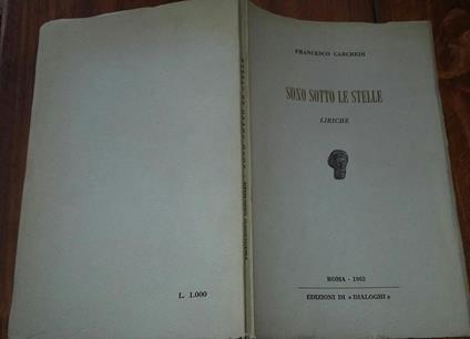 Sono sotto le stelle.Liriche - Francesco Carchedi - copertina