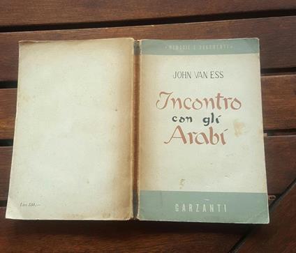 Incontro con gli arabi - John Van Ess - copertina
