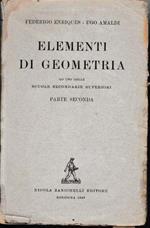 Elementi di Geometria, parte seconda