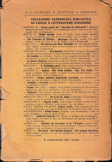 Grammatica Spagnola con esercizi, temi di conversazione e letture - A. D. Giannini - 2
