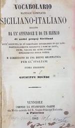 Vocabolario Manuale Completo Siciliano-Italiano