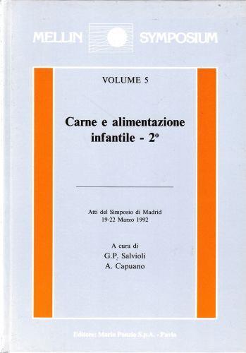 Carne e alimentazione infantile - 2°. Volume 5 - copertina