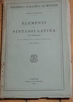 Elementi Di Sintassi Latina