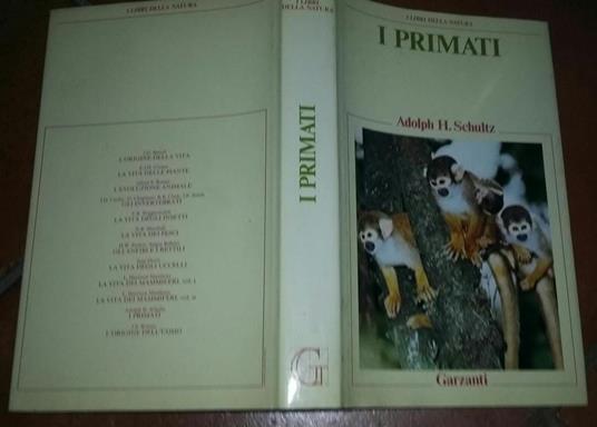 I primati - Adolph H. Schultz - copertina