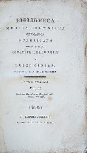 Biblioteca Browniana Germanica. Parte pratica Vol. II - Giuseppe Belluomini - copertina