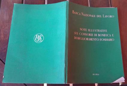 Note illustrative sui consorzi di bonifica e di miglioramento fondiario - copertina