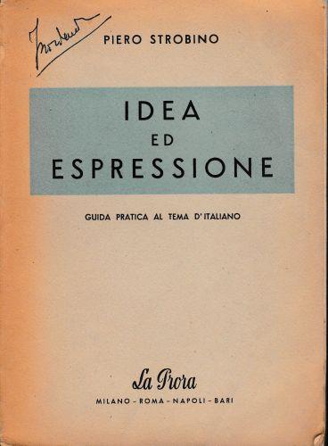 Idea ed espressione - copertina