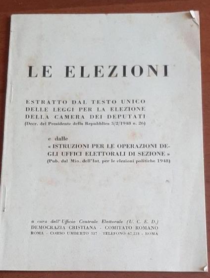 Le Elezioni - copertina
