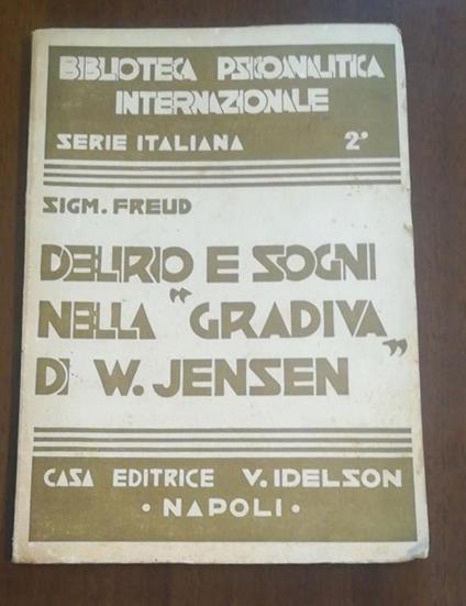 Delirio E Sogni Nella "Gradiva" - Sigmund Freud - copertina