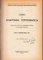 Corso di Anatomia Topografica, parte V^, volume terzo