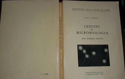 Lezioni di microbiologia - Aldo Cimmino - copertina