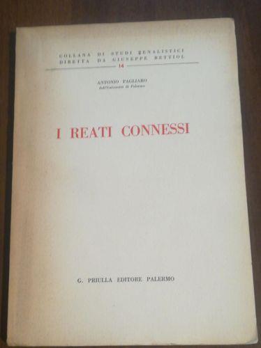 I Reati Connessi - Antonio Pagliaro - copertina