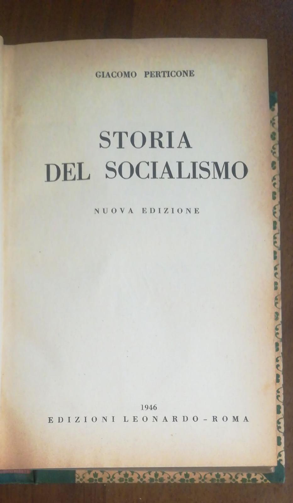 Storia del Socialismo