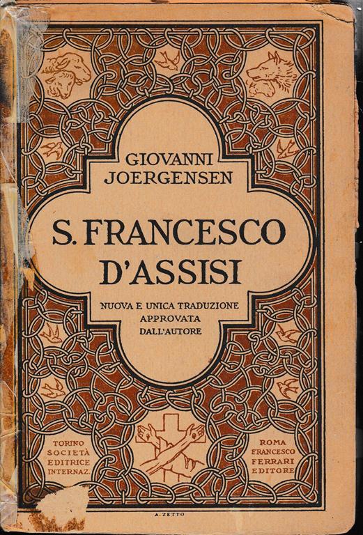 S. Francesco d'Assisi - Johannes Joergensen - copertina