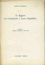 Le regioni tra costituzione e nuova repubblica. Estratto