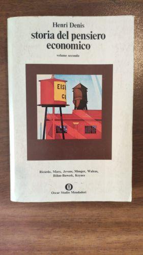 Storia Del Pensiero Economico - Henri Denis - copertina