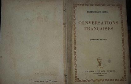 Conversations Francaises - Ferdinando Bassi - copertina