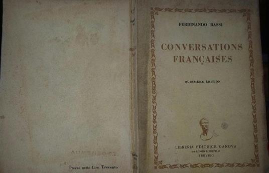 Conversations Francaises - Ferdinando Bassi - copertina