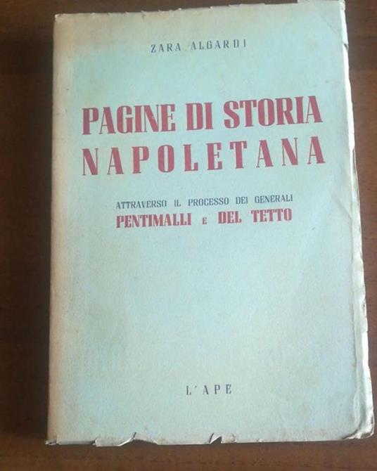 Pagine Di Storia Napoletana - Zara Algardi - copertina