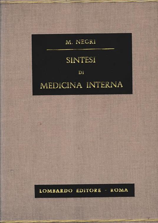 Sintesi di Medicina Interna - Maurizio De Negri - copertina