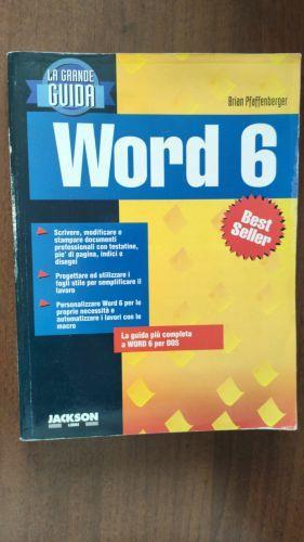 Word 6 - BRIAN PFAFFENBERGER - copertina