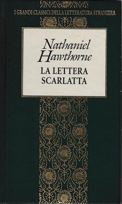 La lettera scarlatta - Nathaniel Hawthorne - copertina