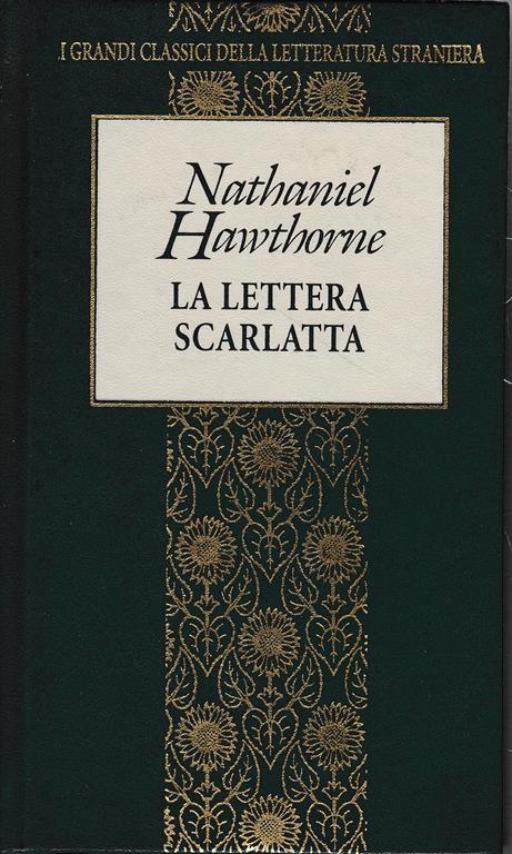 La lettera scarlatta - Nathaniel Hawthorne - copertina