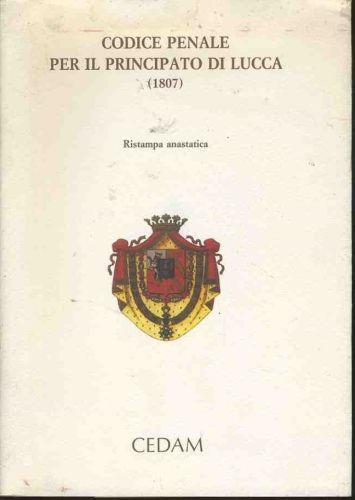Codice penale per il principato di Lucca - copertina
