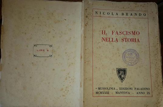 Il fascismo nella storia - copertina