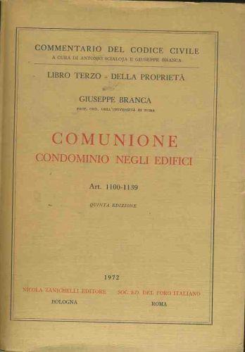 Comunione condominio negli edifici - Giuseppe Branca - copertina