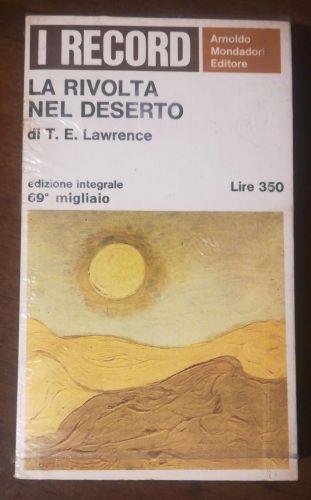 La rivolta nel deserto - Thomas Edward Lawrence - copertina