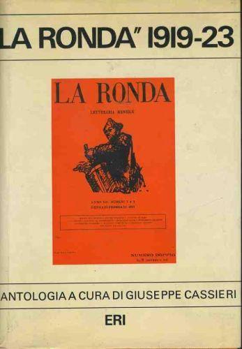 La ronda 1919-23 - Giuseppe Cassieri - copertina